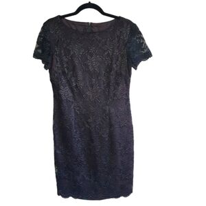 A.B.S EVENING COLLECTION Lace Cocktail Dress Black Women's Size 10 Style 0361904